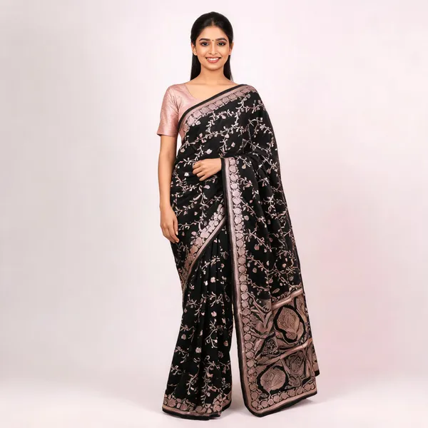 Black_Mashru_Banarasi_Saree