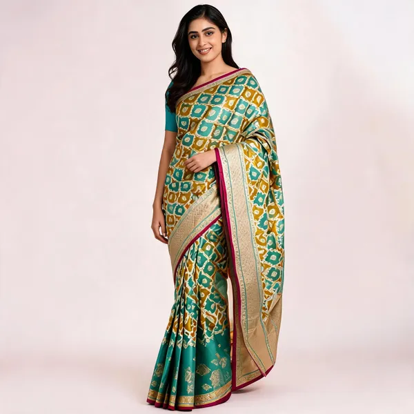 Green_Rangkat_Mashru_Banarasi_Saree