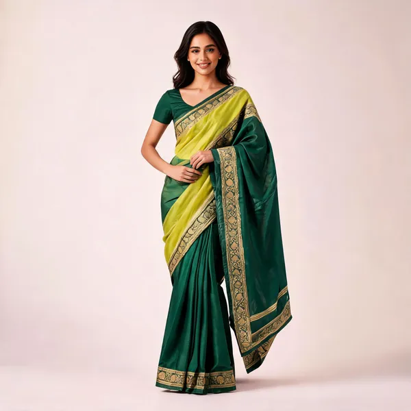Green_Semisilk_Banarasi_Saree