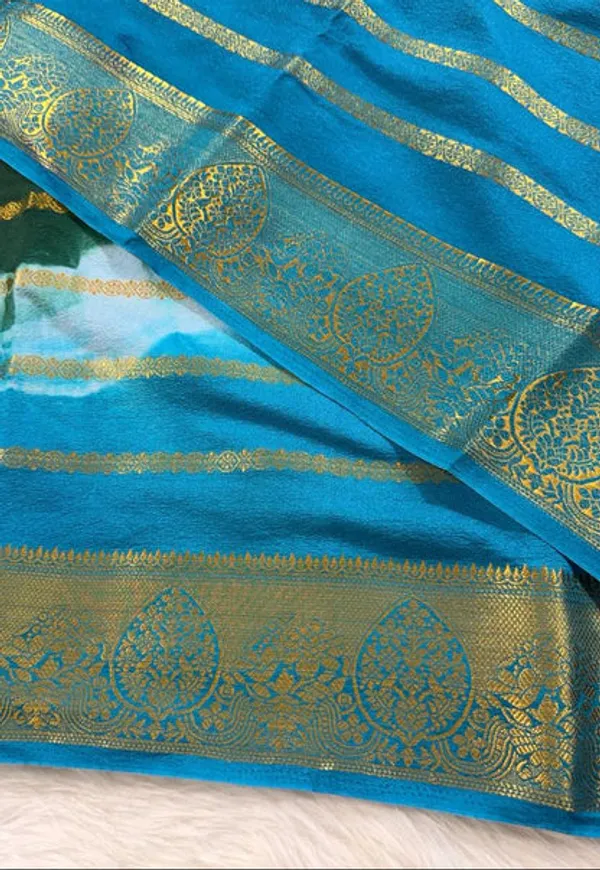 Blue_Semisilk_Banarasi_Saree