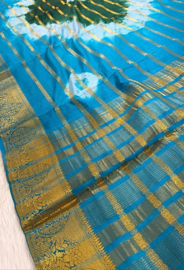 Blue_Semisilk_Banarasi_Saree