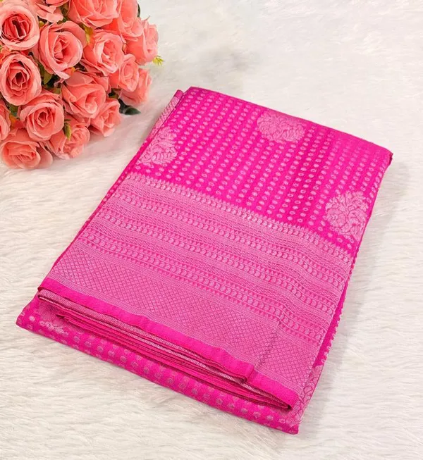 Rose_Pink_Semisilk_Banarasi_Saree