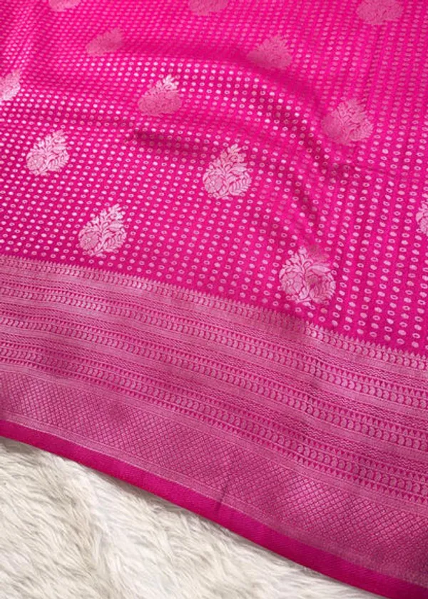 Rose_Pink_Semisilk_Banarasi_Saree