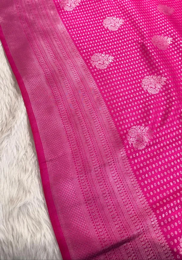 Rose_Pink_Semisilk_Banarasi_Saree