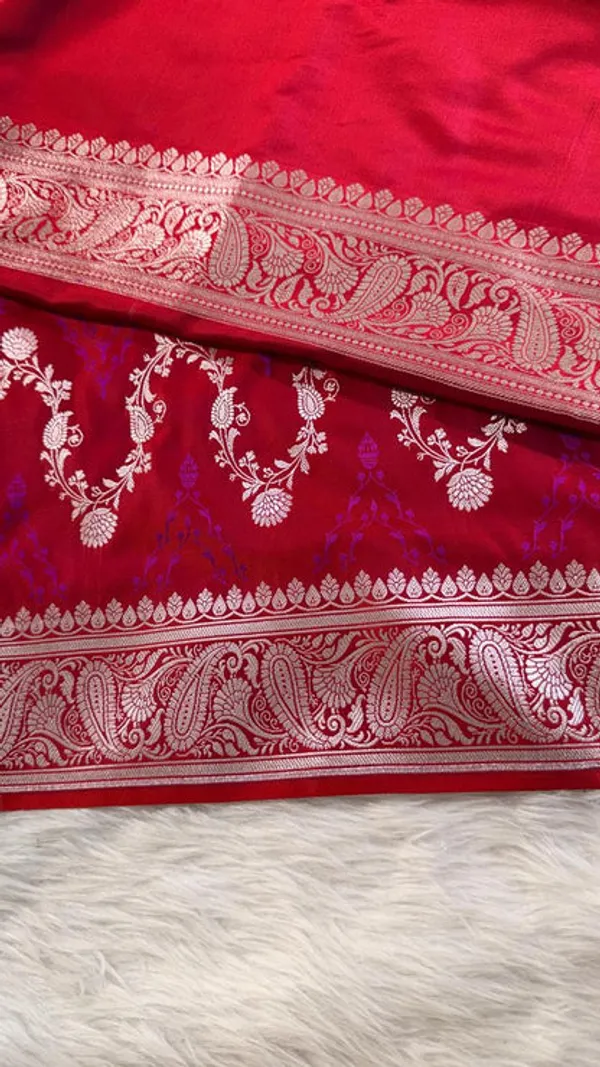 Maroon_Mashru_Banarasi_Saree
