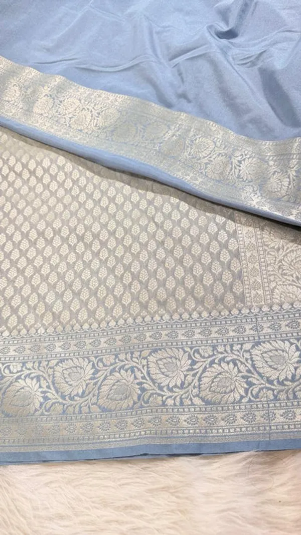 Grey_Semisilk_Banarasi_Saree