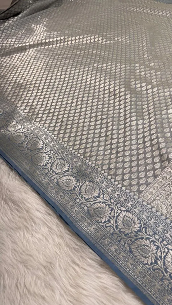 Grey_Semisilk_Banarasi_Saree