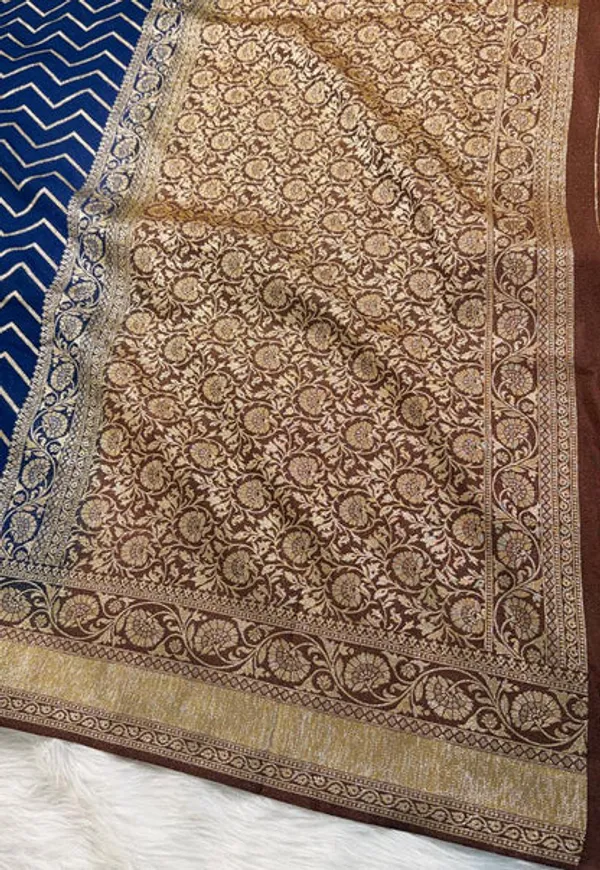 Deep_Blue_Georgette_Banarasi_Saree