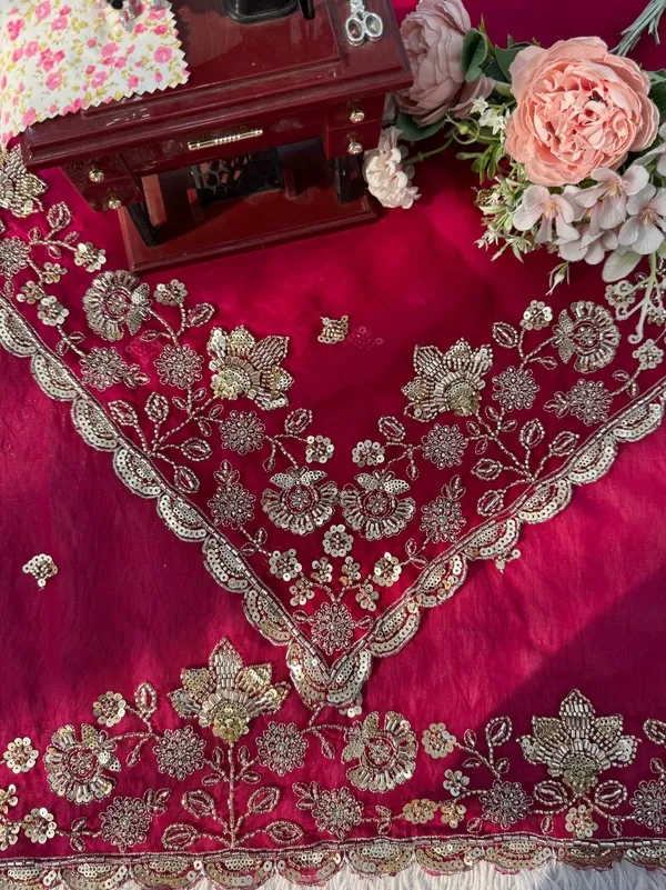 Red_Sequins_Fancy_Saree