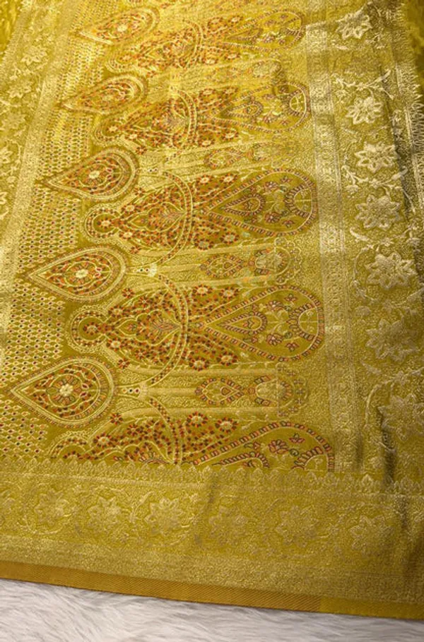 Mehendi_Green_Satin_Banarasi_Saree