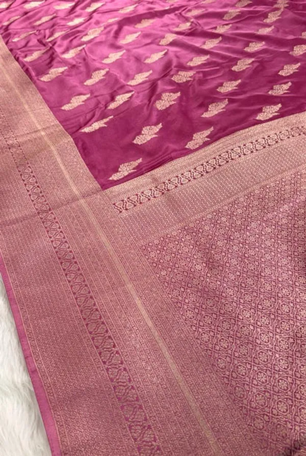 Onion_Pink_Satin_Banarasi_Saree