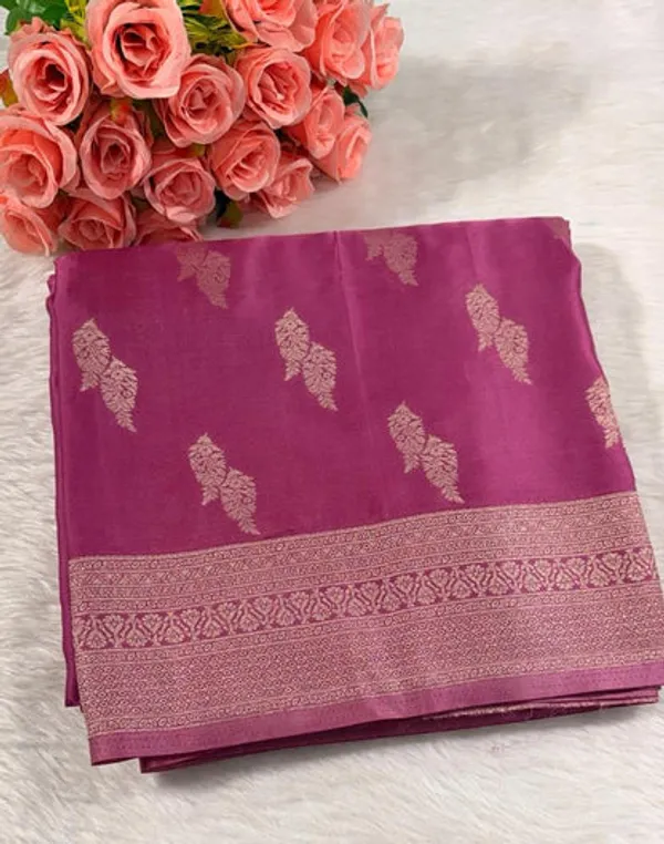Onion_Pink_Satin_Banarasi_Saree