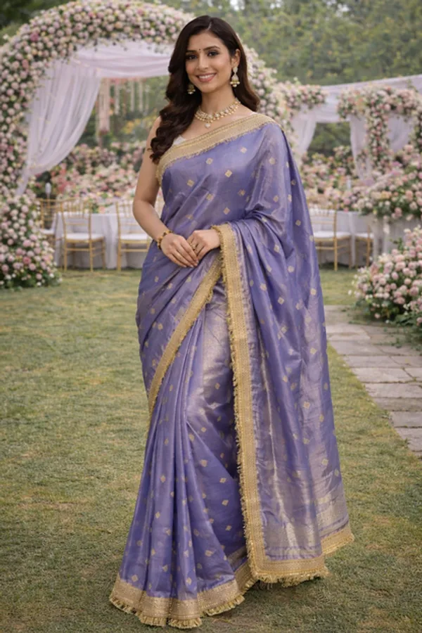 Lavender_Tissue_Banarasi_Saree