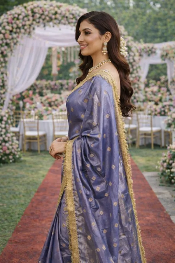 Lavender_Tissue_Banarasi_Saree