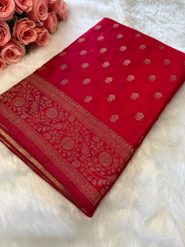 Red_Satin_Banarasi_Saree