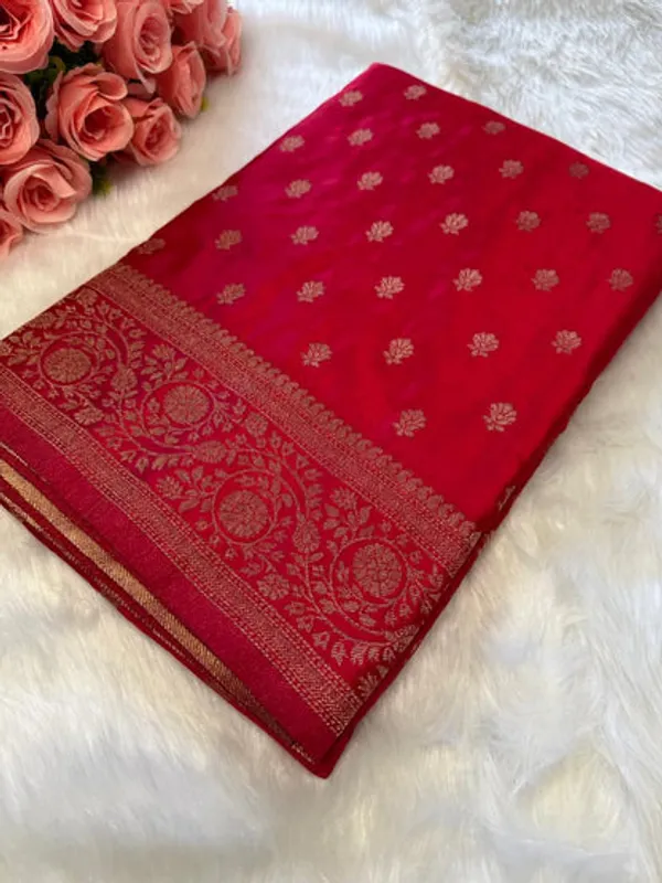 Red_Satin_Banarasi_Saree