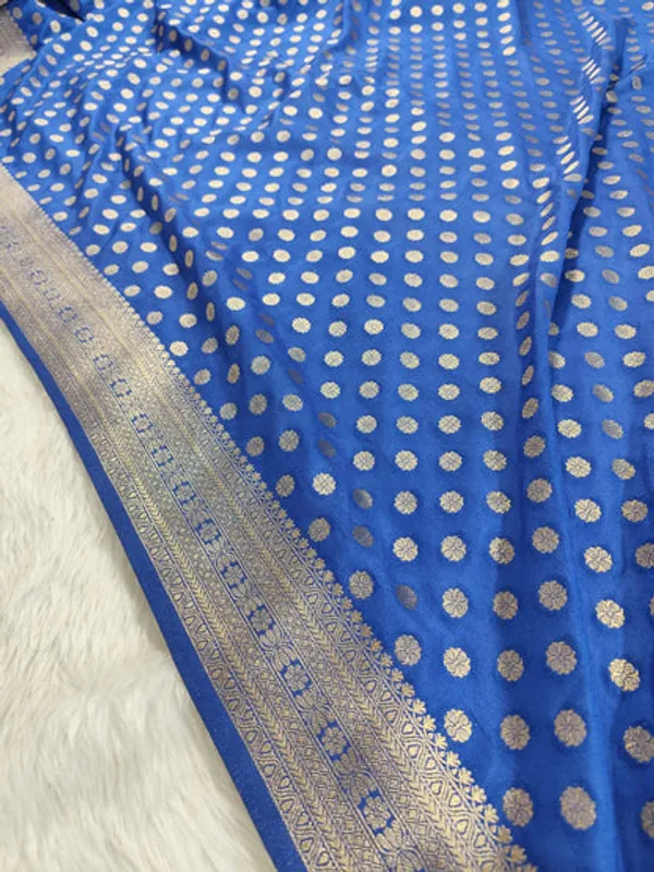 Navy_Blue_Georgette_Banarasi_Saree