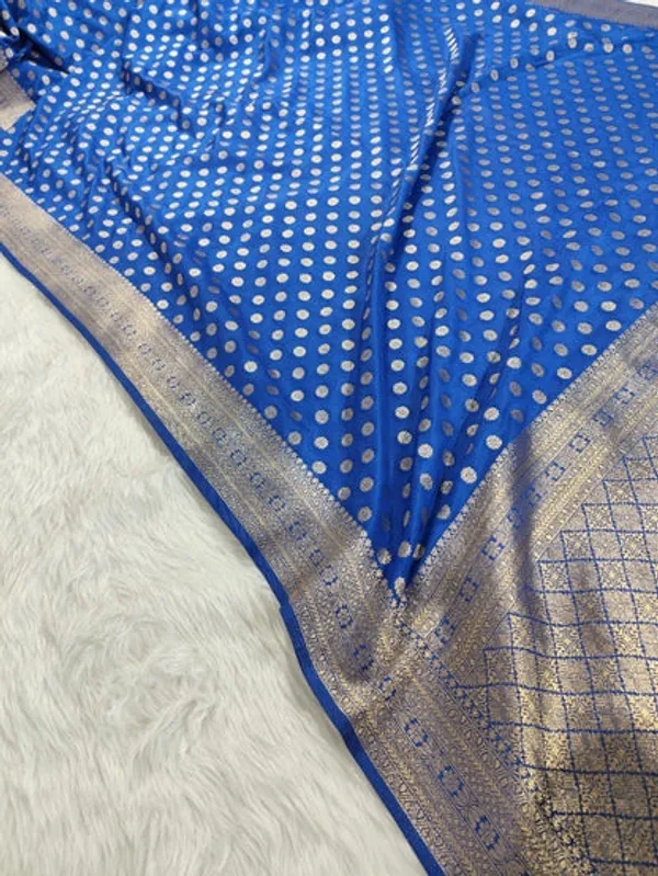 Navy_Blue_Georgette_Banarasi_Saree