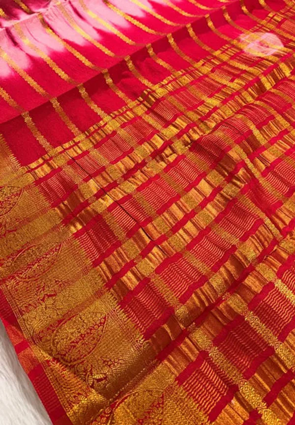 Pink_Red_Semisilk_Banarasi_Saree