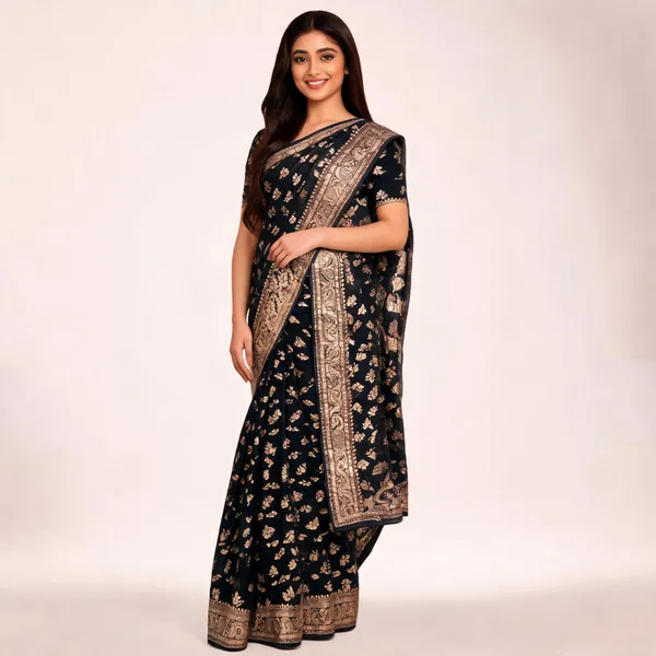 Black_Georgette_Banarasi_Saree