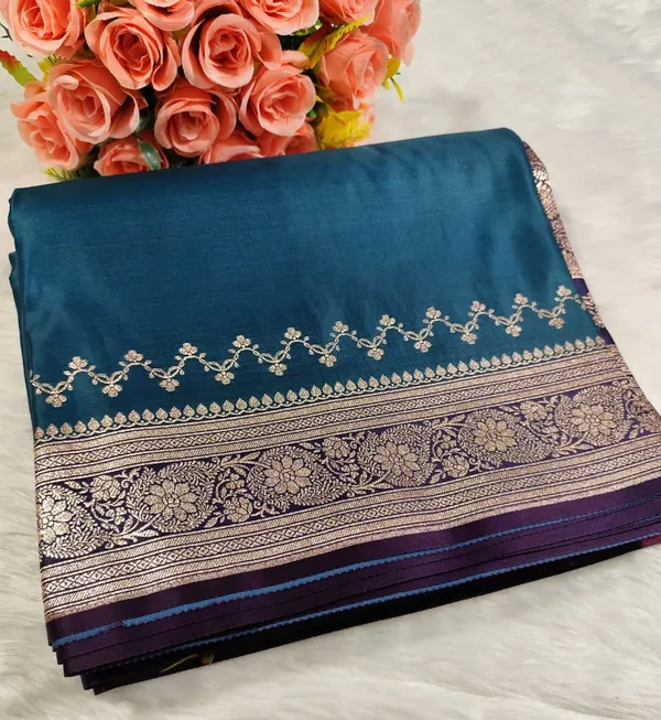 Blue_Katan_Banarasi_Saree