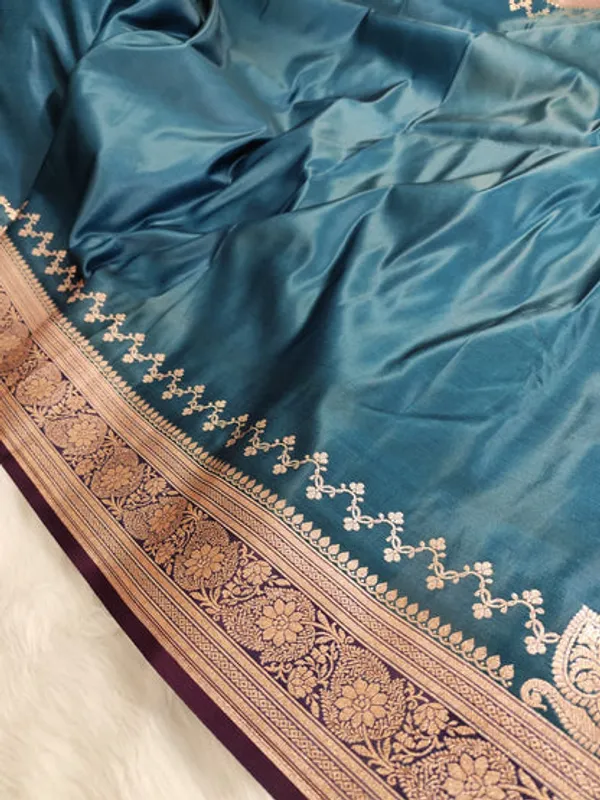 Blue_Katan_Banarasi_Saree