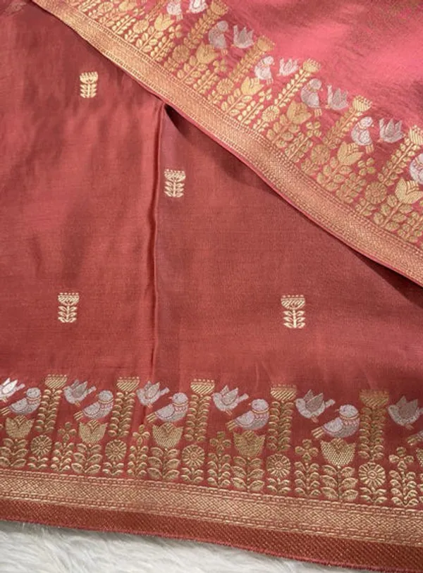 Onion_Pink_Satin_Banarasi_Saree