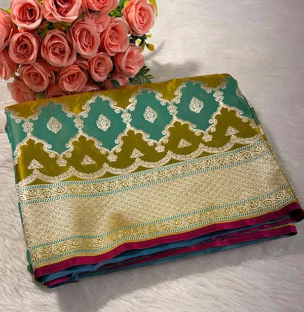 Green_Rangkat_Mashru_Banarasi_Saree