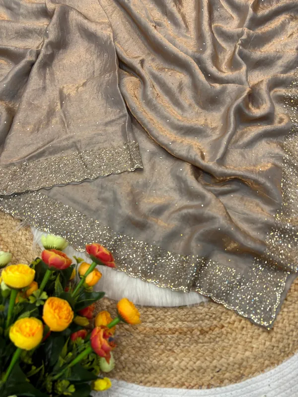 Champagne_Embellished_Fancy_Saree