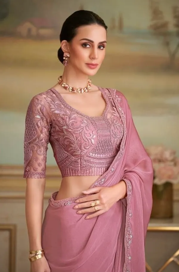 Dusty_Pink_Designer_Fancy_Saree