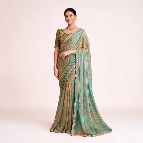 Green_Designer_Fancy_Saree