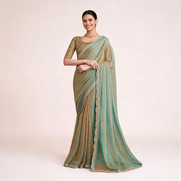 Green_Designer_Fancy_Saree