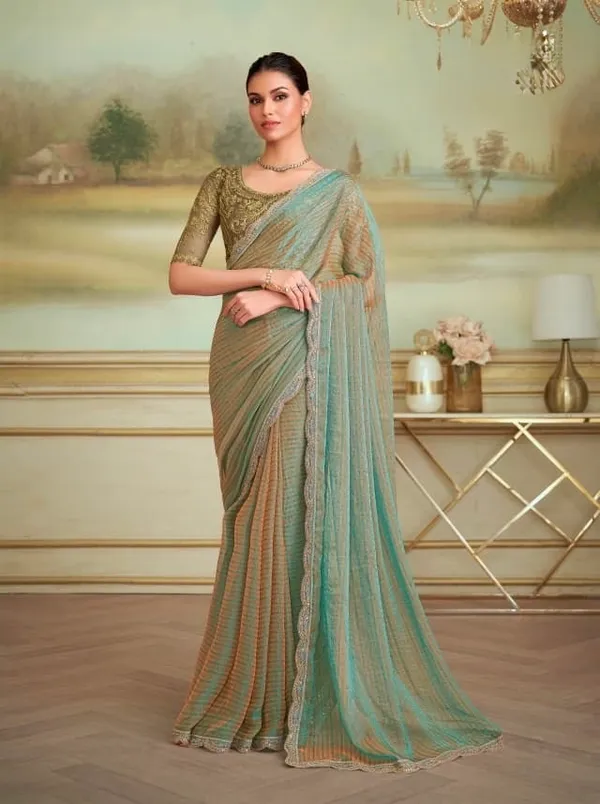 Green_Designer_Fancy_Saree