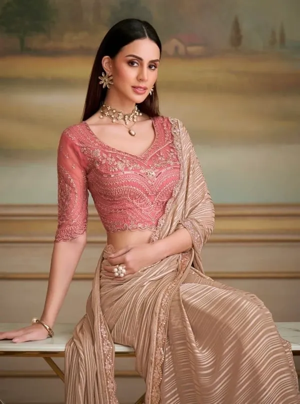 Beige_Designer_Fancy_Saree