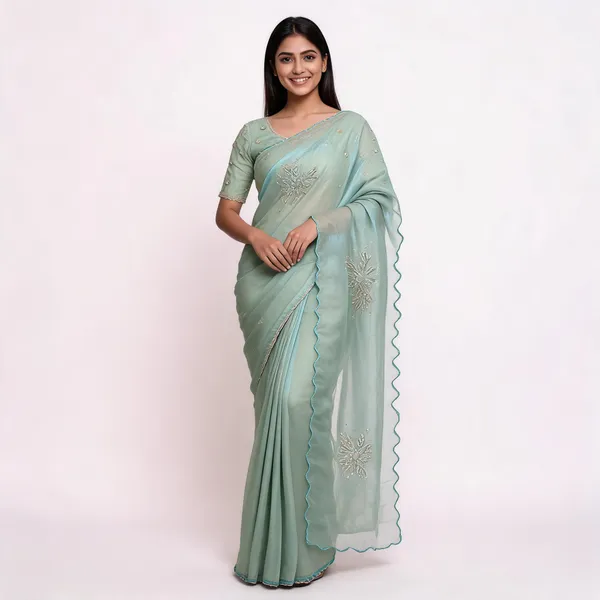Green_Katdana_Fancy_Saree