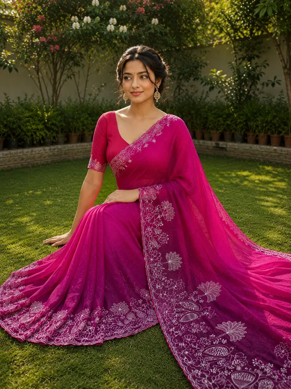 Magenta__Embroidered_Fancy_Saree