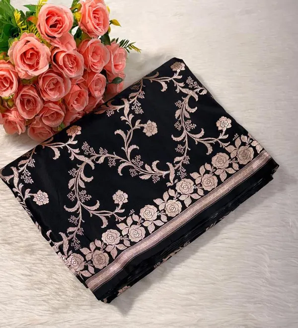Black_Mashru_Banarasi_Saree