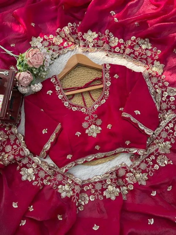 Red_Sequins_Fancy_Saree