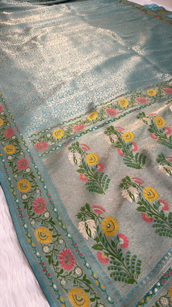 Blue_Semisilk_Banarasi_Saree
