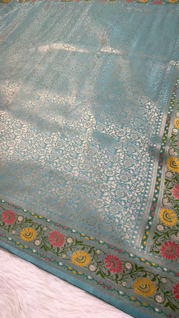 Blue_Semisilk_Banarasi_Saree