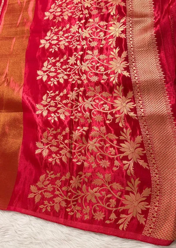 Pink_Crepe_Tissue_Banarasi_Saree