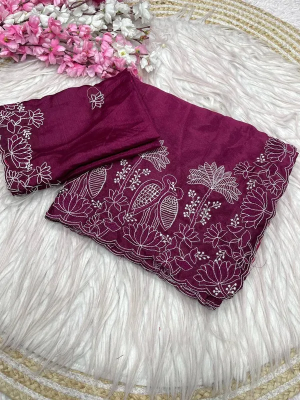 Magenta__Embroidered_Fancy_Saree