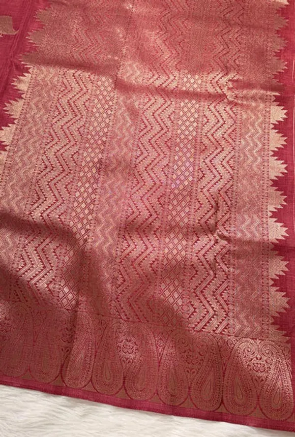 Dusty_Rose_Semisilk_Banarasi_Saree