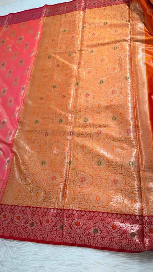 Coral_Semisilk_Banarasi_Saree
