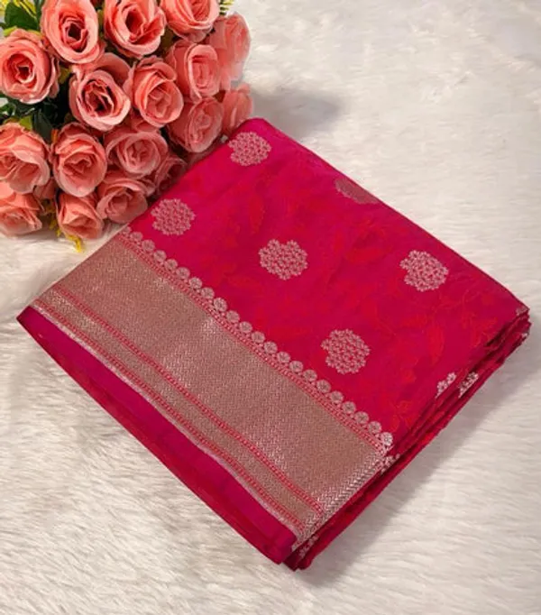 Rani_Pink_Mashru_Banarasi_Saree