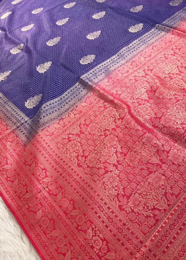 Purple_Pink_Semisilk_Banarasi_Saree