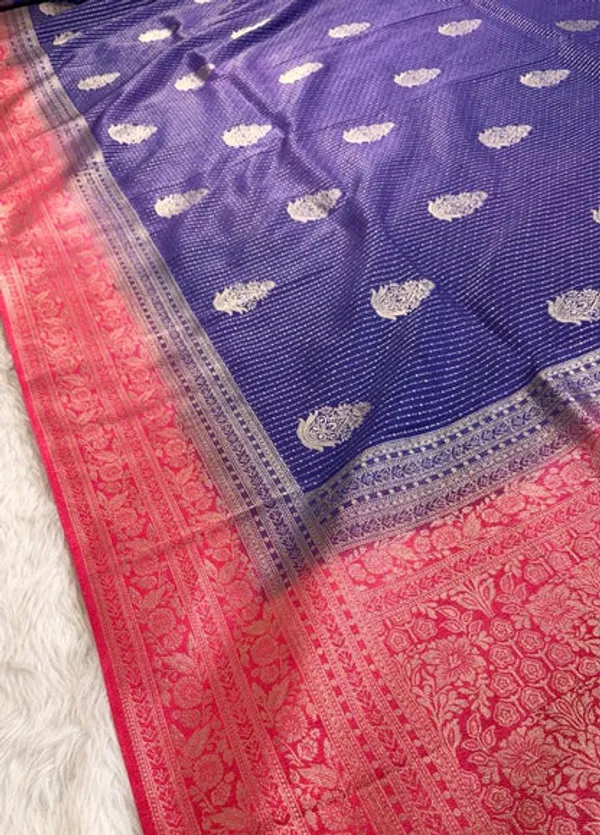 Purple_Pink_Semisilk_Banarasi_Saree