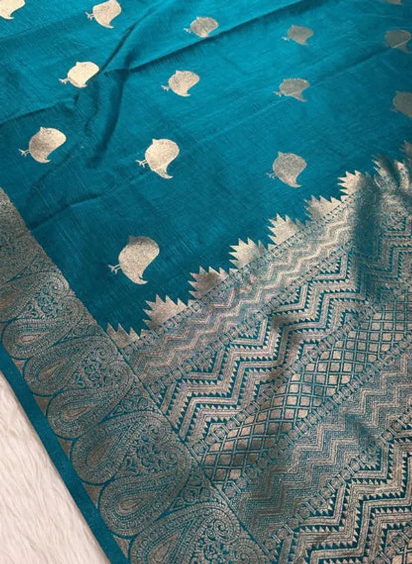 Green_Semisilk_Banarasi_Saree