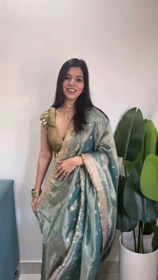 Blue_Tissue_Banarasi_Saree