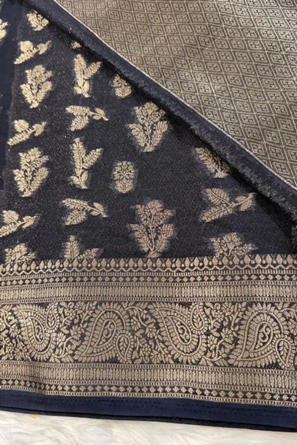 Black_Georgette_Banarasi_Saree